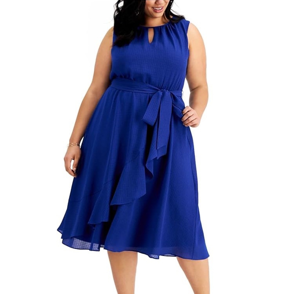 Jessica Howard Elegant Blue Midi Dress
